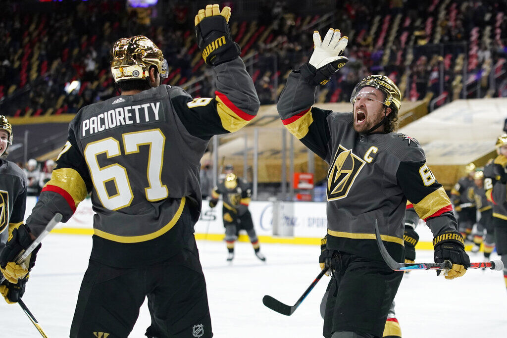 APTOPIX Wild Golden Knights Hockey
